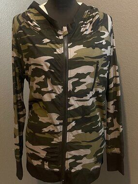 GREEN & BLACK CAMO HOODIE